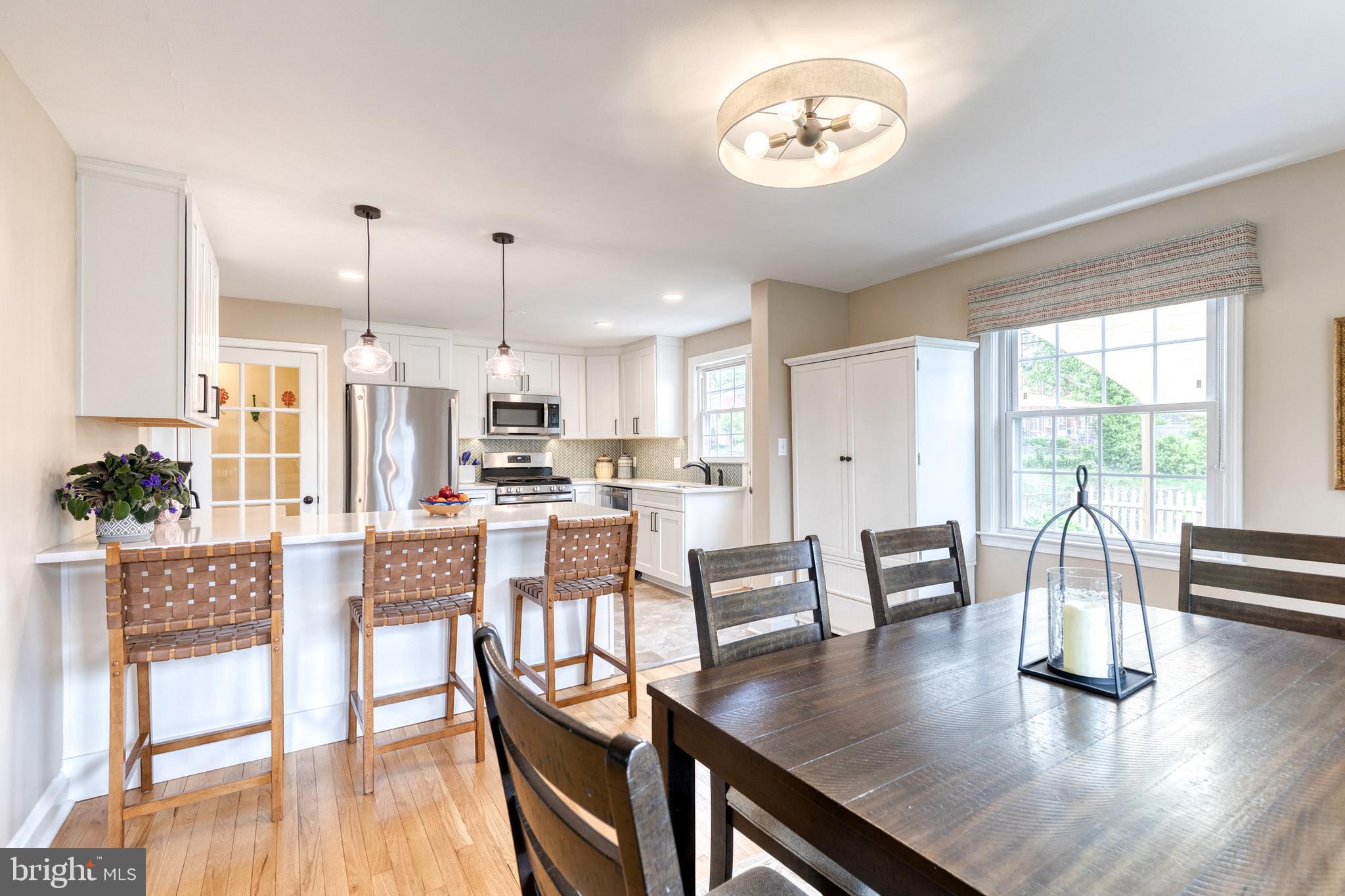 8222 Pleasant Plains Road Baltimore, MD 21286 - Photo 14 of 34 Kitchen opens to Dining Room