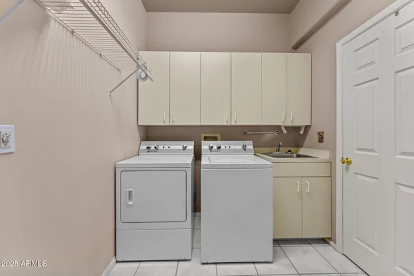 a front view of a house with chair