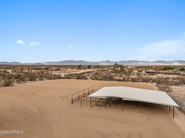 a view of a terrace with a lake view