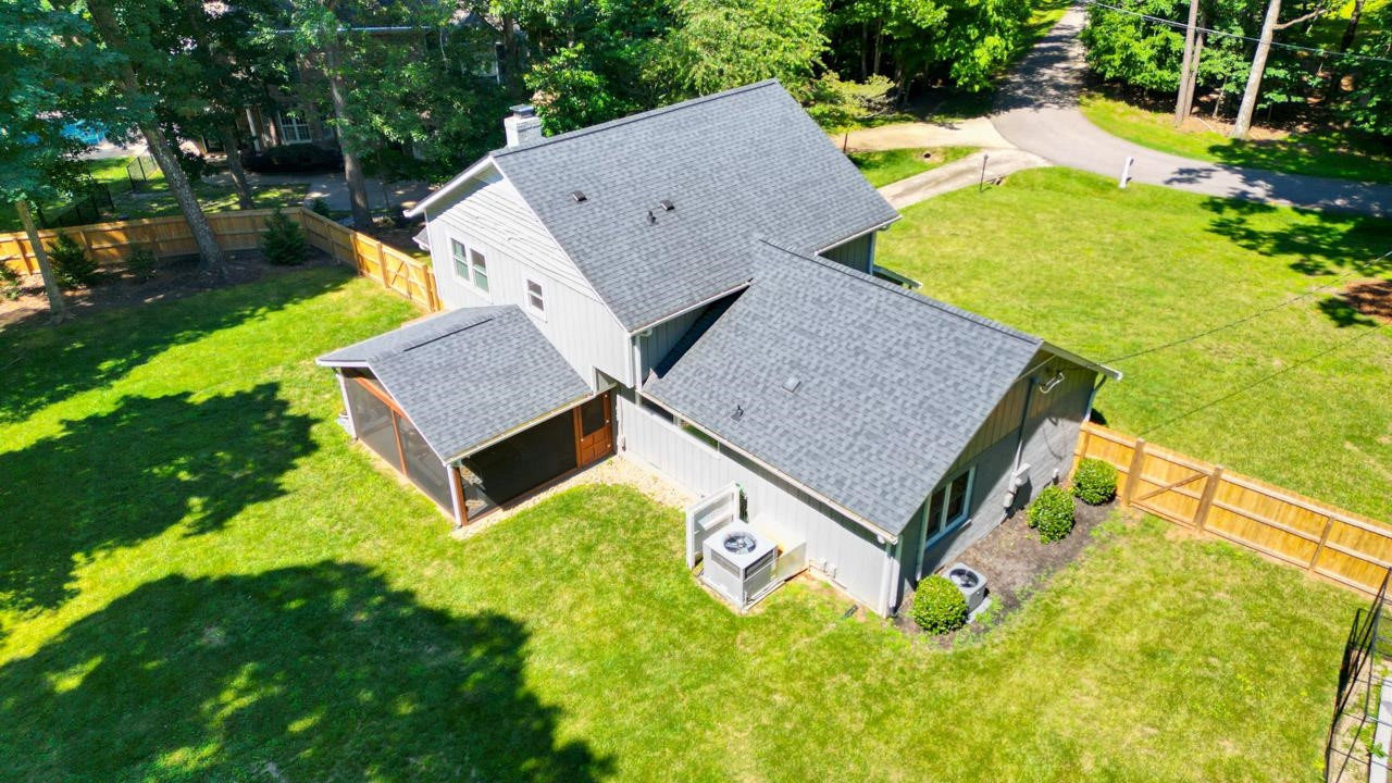 124 Bayleaf Drive Raleigh, NC 27615 - Photo 4 of 40 Overhead Drone