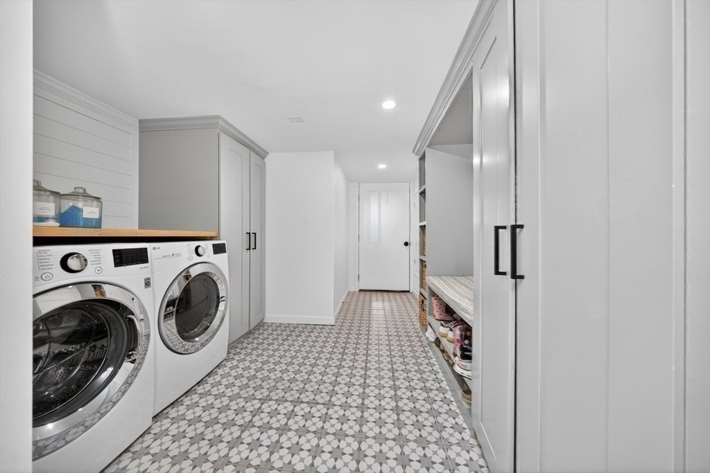 12 Tupelo Road Cohasset, MA 02025 - Photo 28 of 35 a view of a hallway with washer and dryer