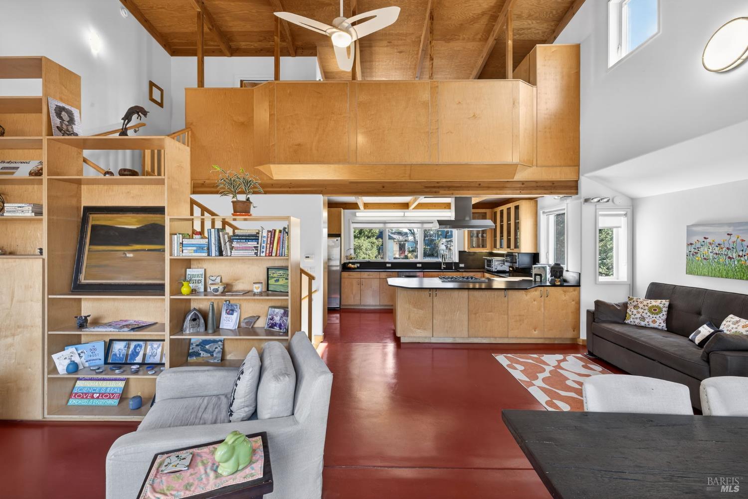 471 Florence Avenue Sebastopol, CA 95472 - Photo 23 of 71 View of the second level, with primary bedroom up above.