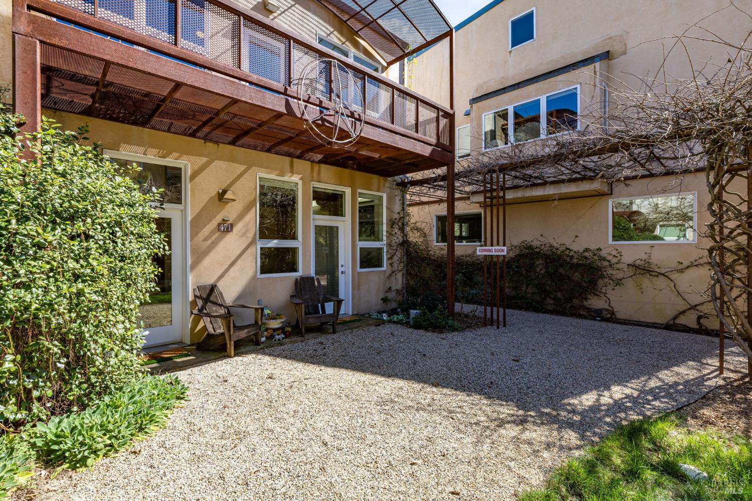 471 Florence Avenue Sebastopol, CA 95472 - Photo 3 of 71 There are two separate entrances on the southwest side, and a third entrance around the corner.