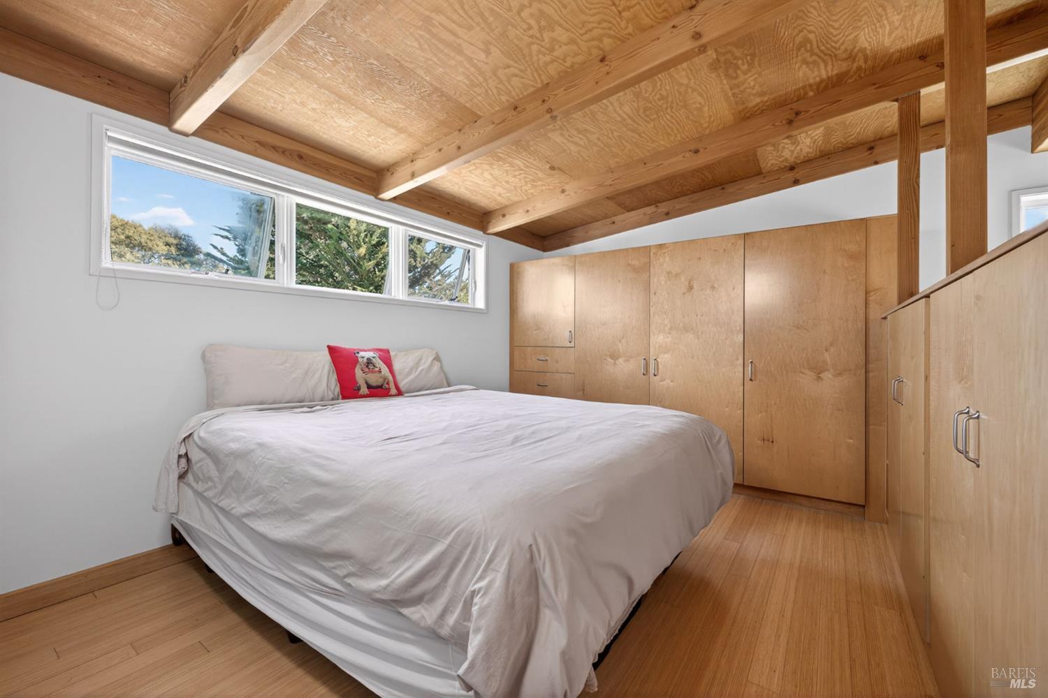 471 Florence Avenue Sebastopol, CA 95472 - Photo 41 of 71 Upstairs, the primary loft feels comfortable and inviting. Built-in storage everywhere you look!