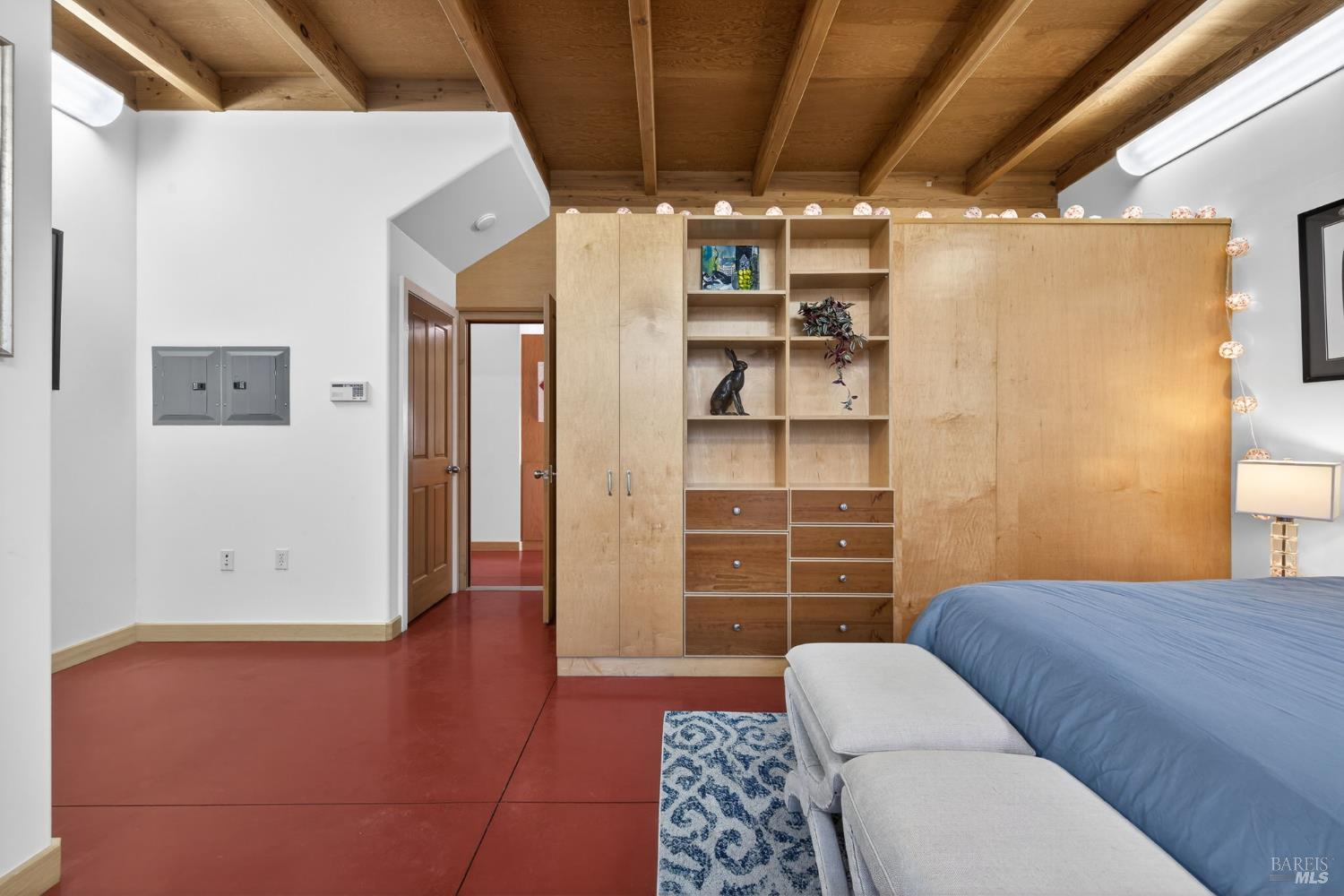 471 Florence Avenue Sebastopol, CA 95472 - Photo 8 of 71 The space to the left has been previously used as an in-home office area, but would also be well-suited for workout equipment, an entertainment center, or something else.