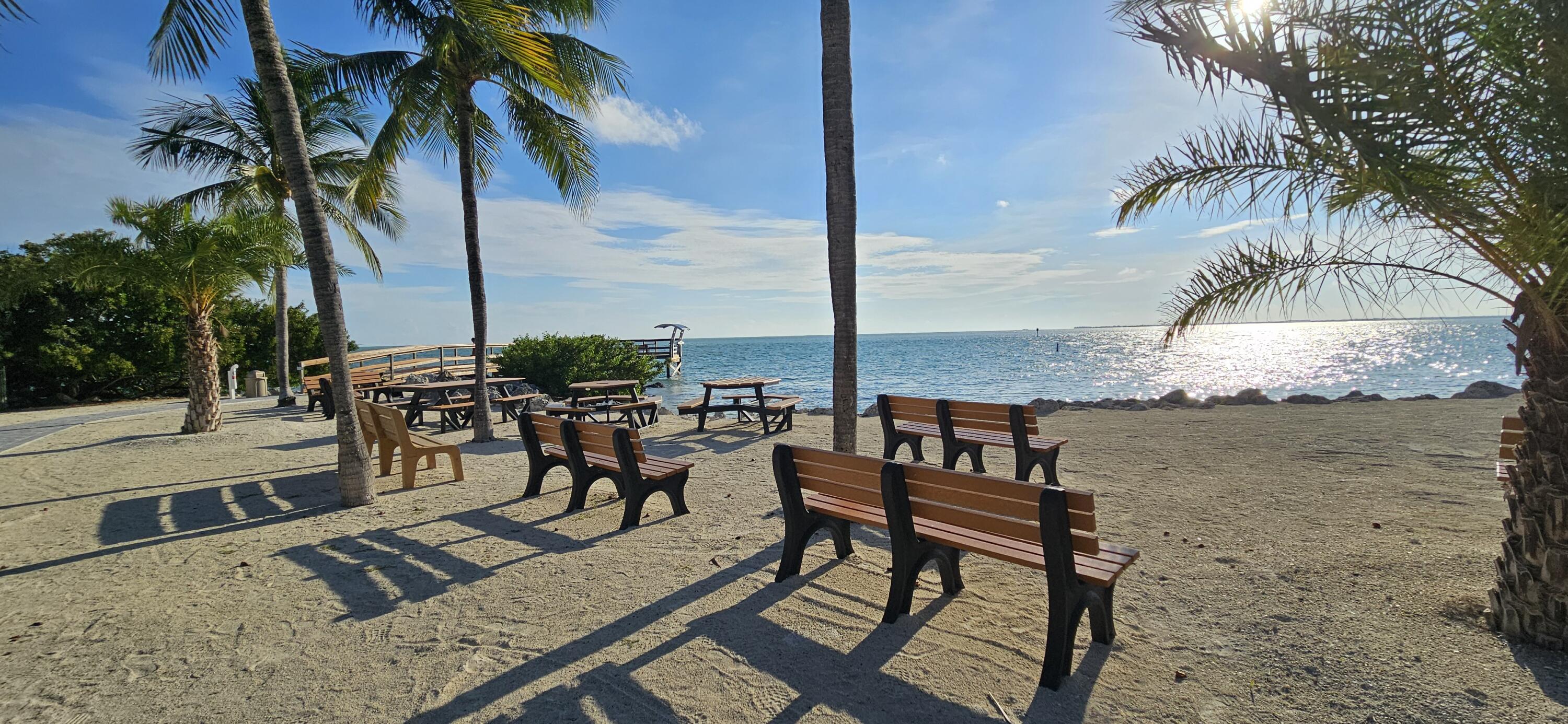 133 8th Street Key Colony Beach, FL 33051 - Photo 44 of 50 Pier and picnic tables