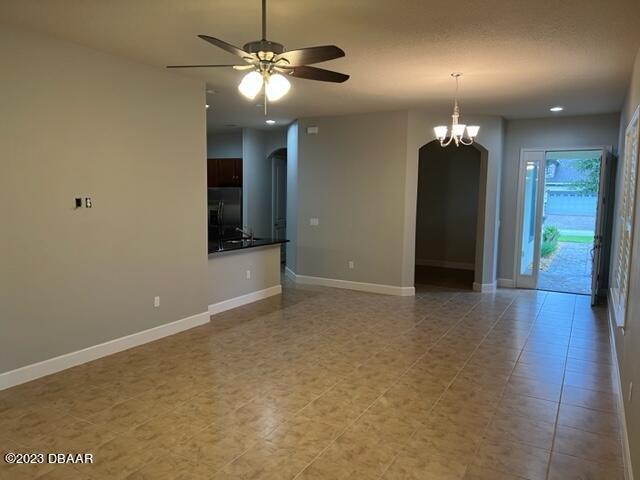 742 Aldenham Lane Ormond Beach, FL 32174 - Photo 13 of 25 a view of an empty room with glass door