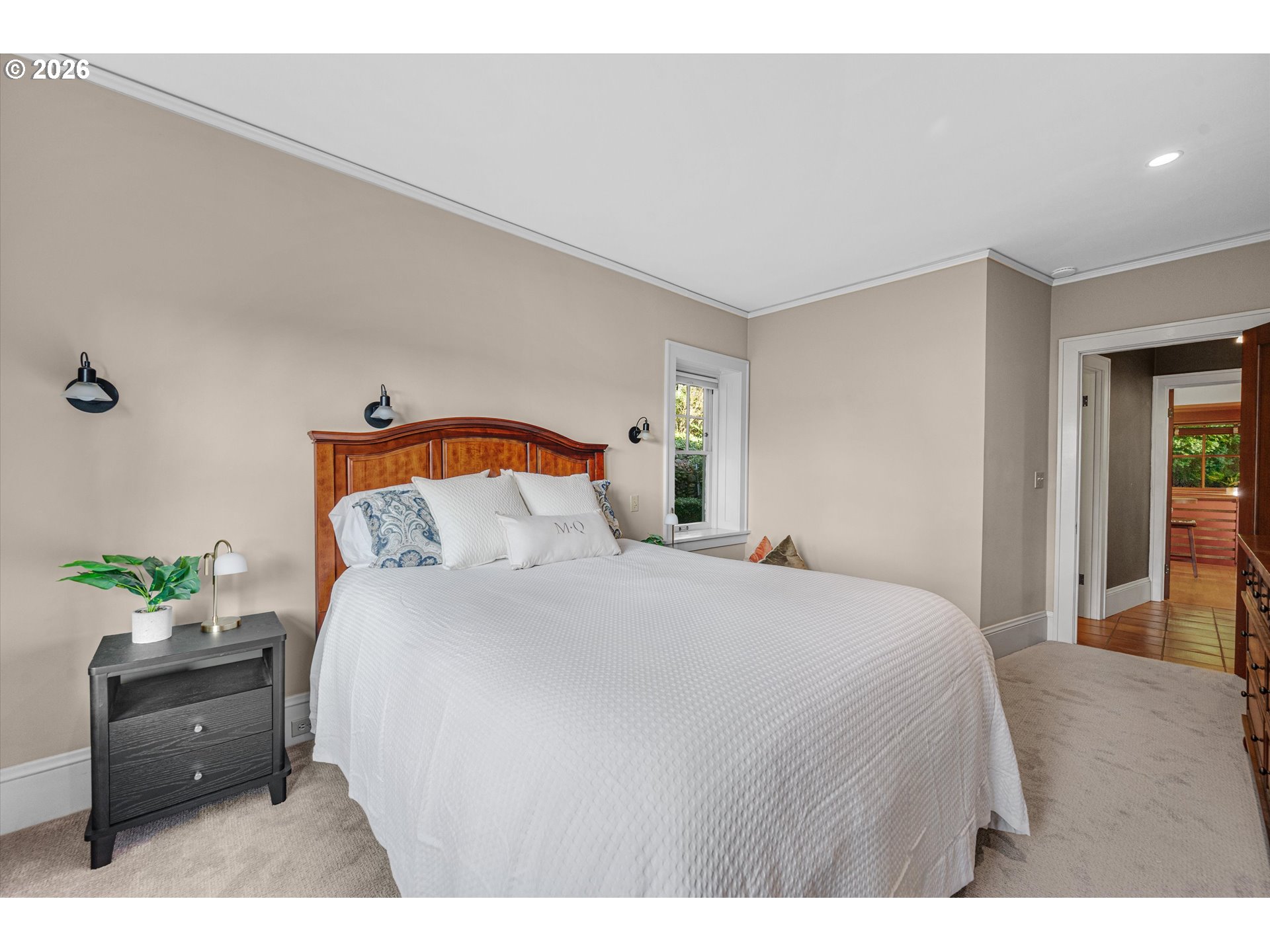 2783 Northeast Wiberg Lane Portland, OR 97213 - Photo 29 of 48 a bedroom with a bed and a couch