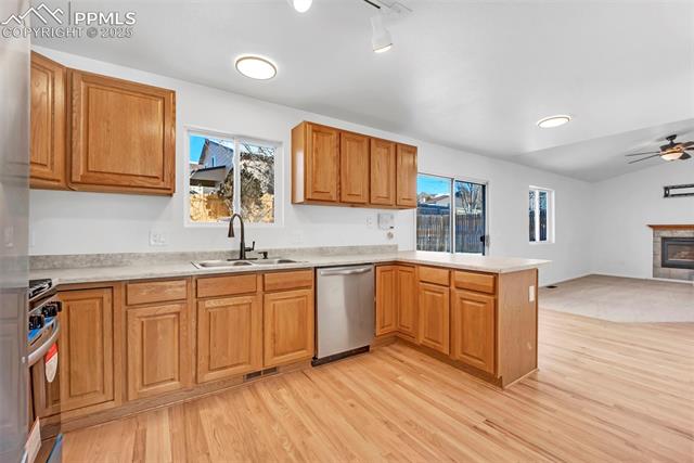 6560 Leesburg Road Colorado Springs, CO 80922 - Photo 8 of 42 Open Kitchen w/ Updated Countertops