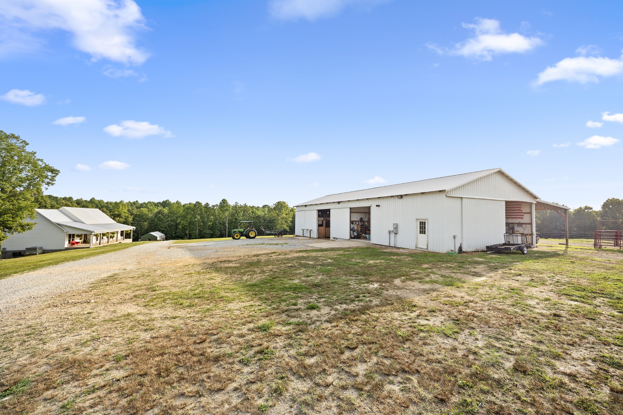 1075 Linville Road Lawrenceburg, TN 38464 - Photo 32 of 52 Barn + shop in foreground. Home to left.