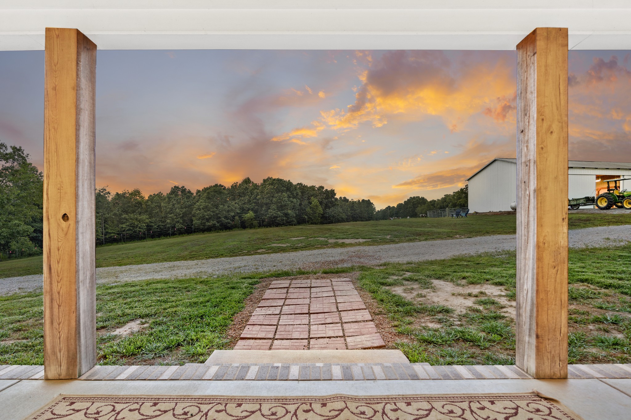 1075 Linville Road Lawrenceburg, TN 38464 - Photo 48 of 52 Breathtaking sunsets taken in from this front porch.
