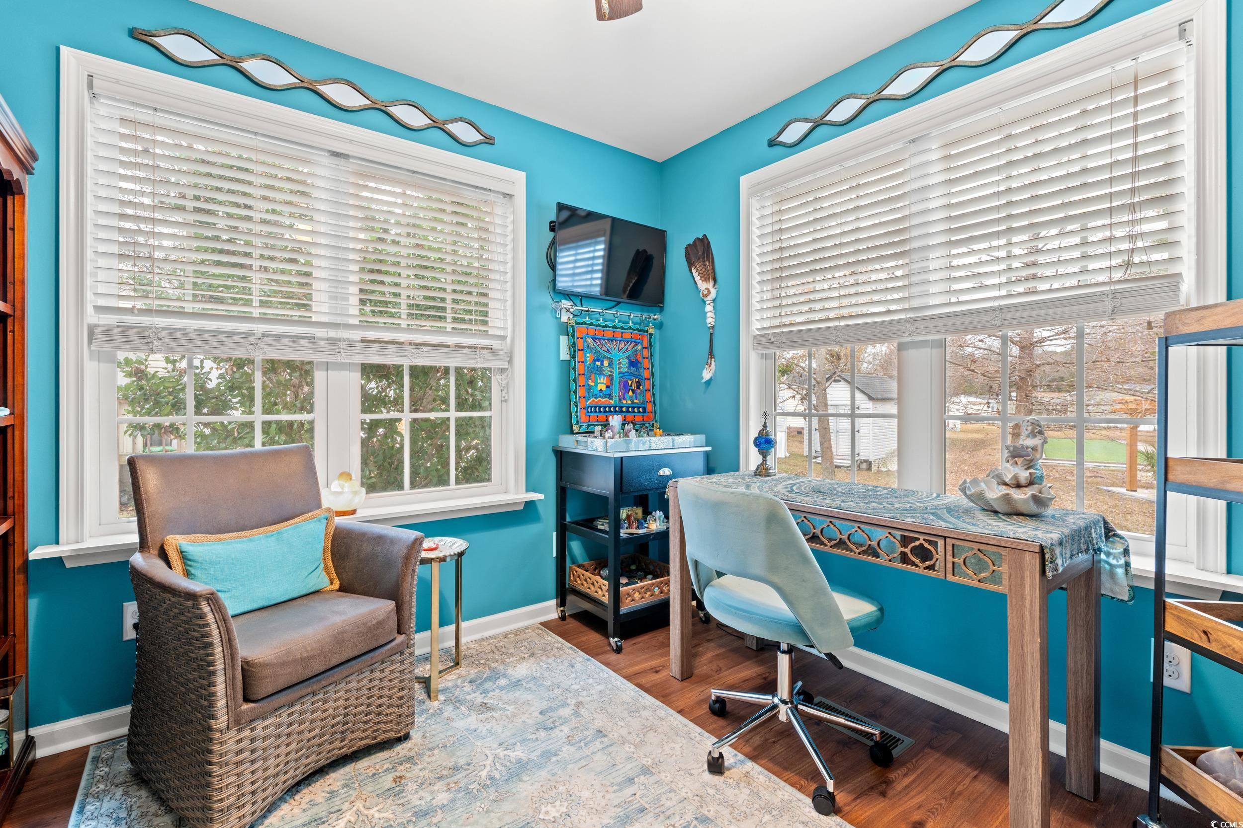 467 Freedom Circle Myrtle Beach, SC 29588 - Photo 22 of 38 Office space with dark wood-type flooring and plenty of natural light