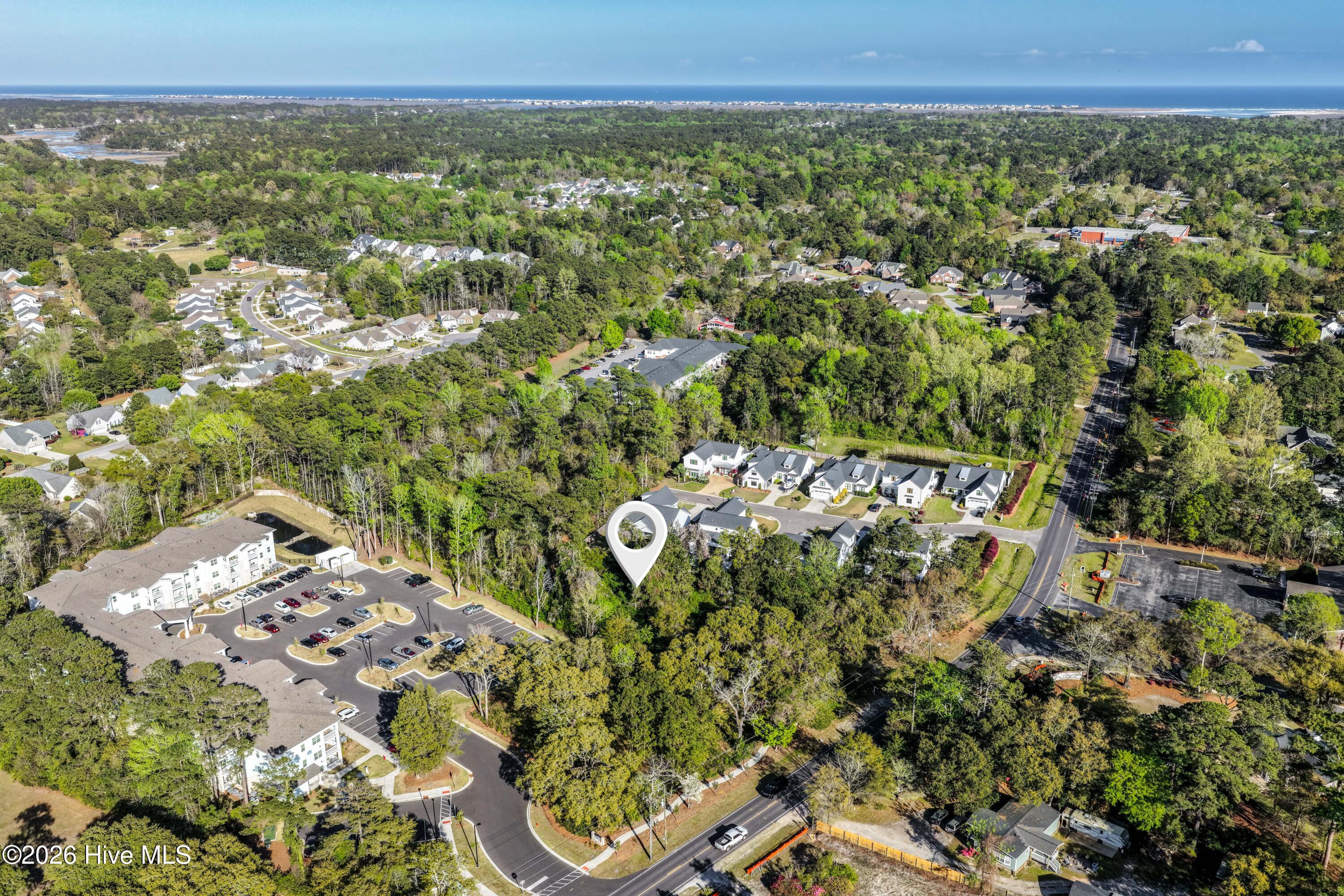 225 Middle Sound Loop Road Wilmington, NC 28411 - Photo 9 of 18 Drone shot with Odgen Elementary and intracoastal in background