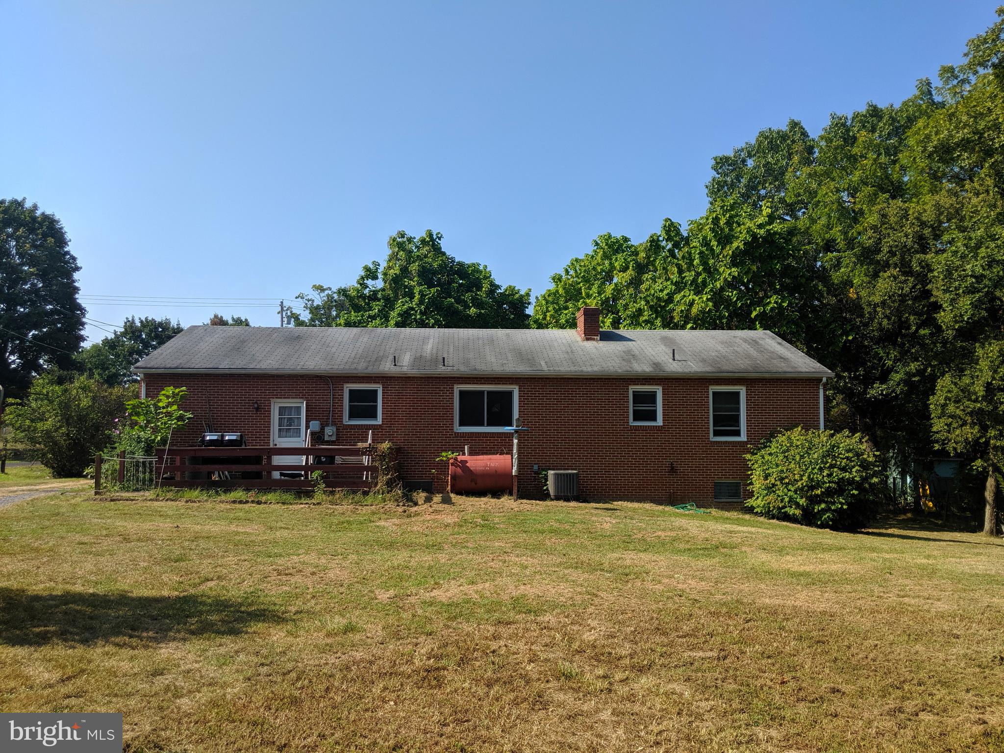 2105 Senseny Road Winchester, VA 22602 - Photo 3 of 6 Rear view of house & large, level backyard.