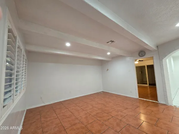 a view of empty room