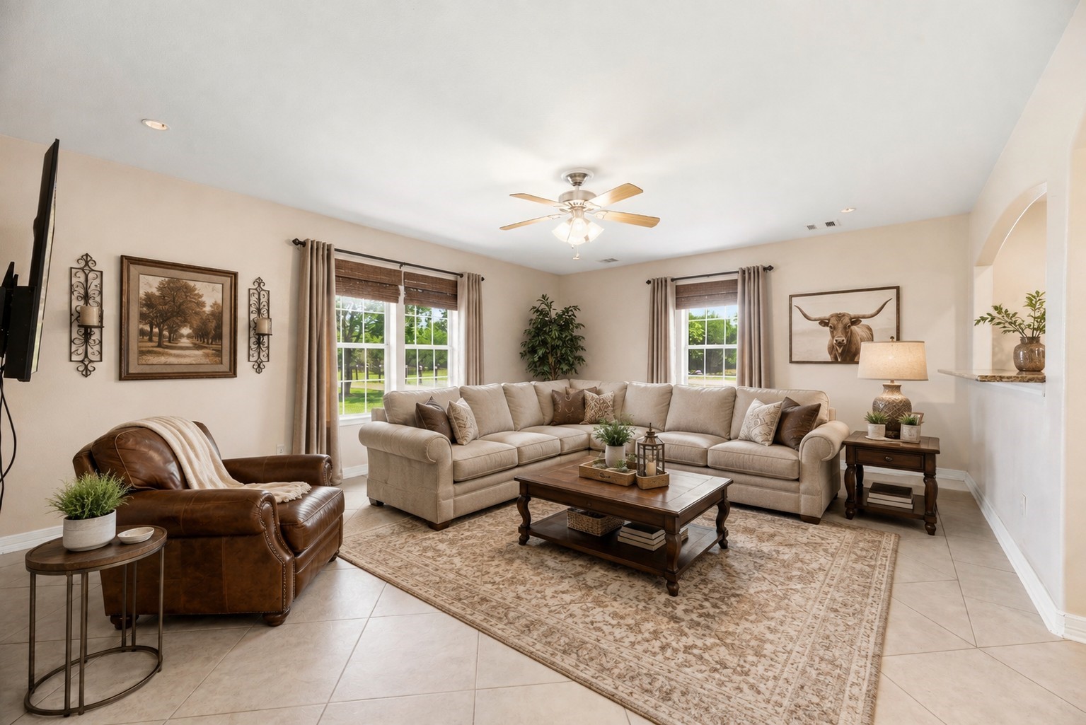 523 Moore Bar Road Rosenberg, TX 77471 - Photo 1 of 50 Virtually staged family room.