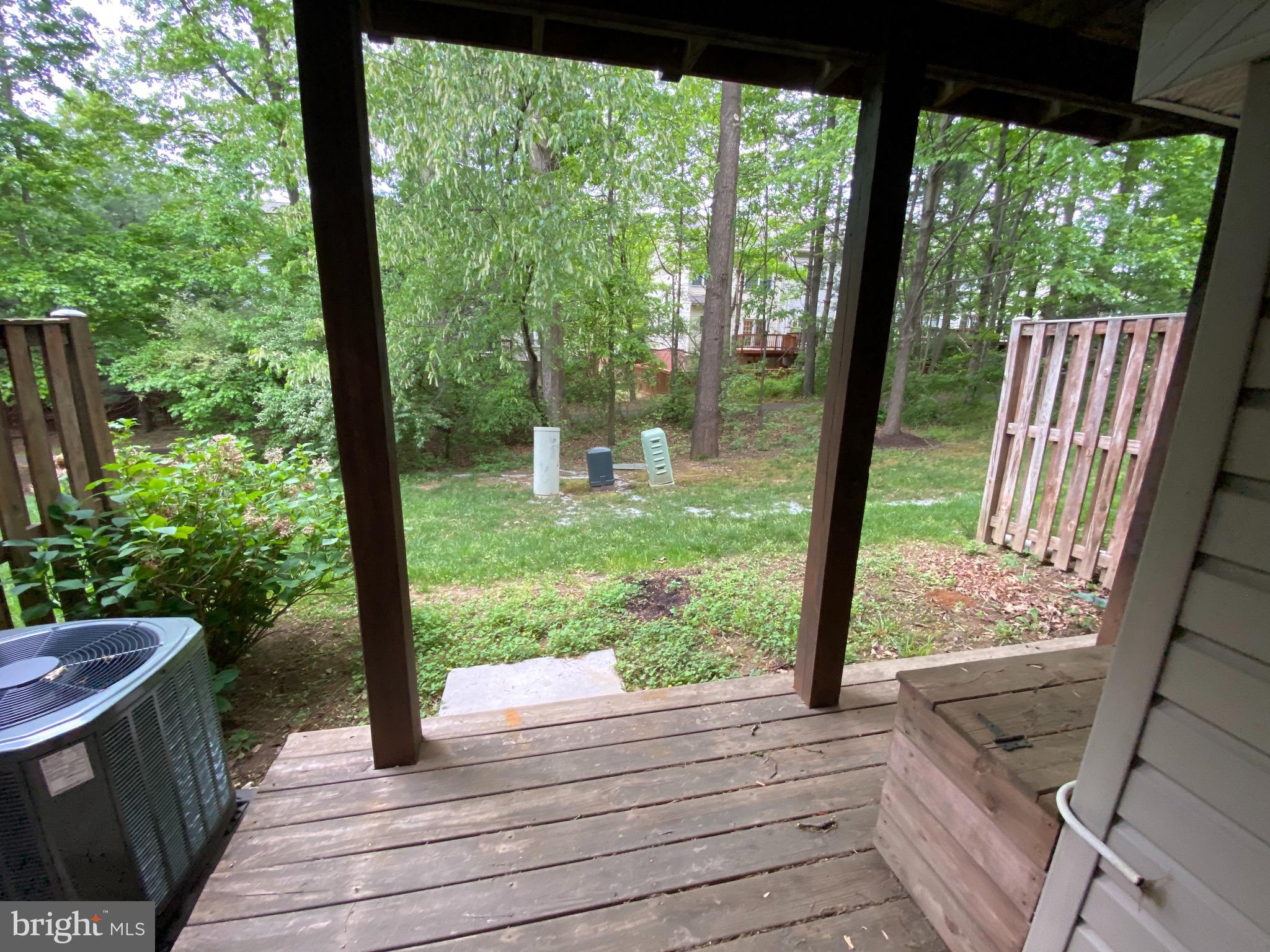 4110 Flower Fairfax, VA 22030 - Photo 31 of 64 a view of backyard from a window