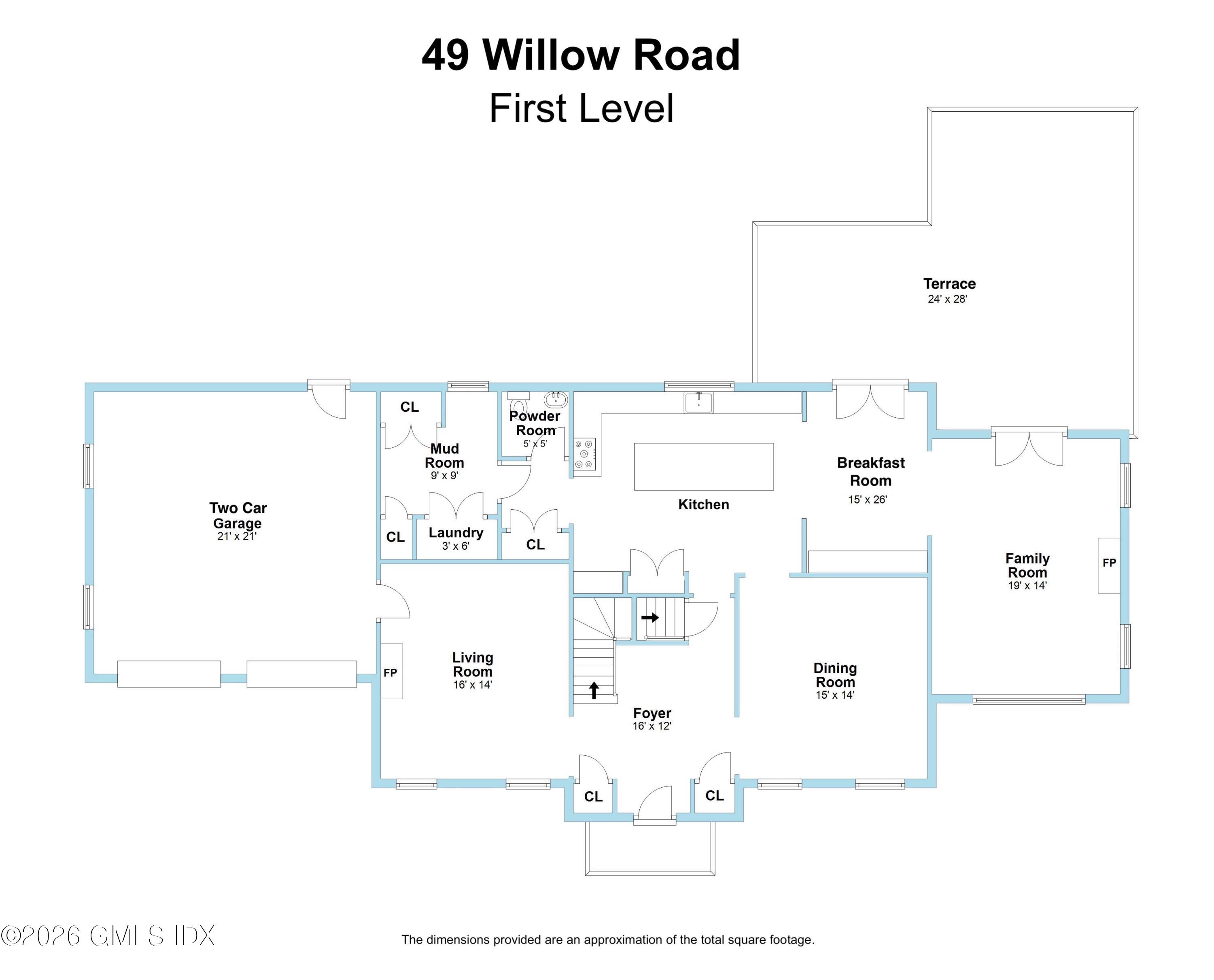 49 Willow Road Riverside, CT 06878 - Photo 32 of 34 First Level