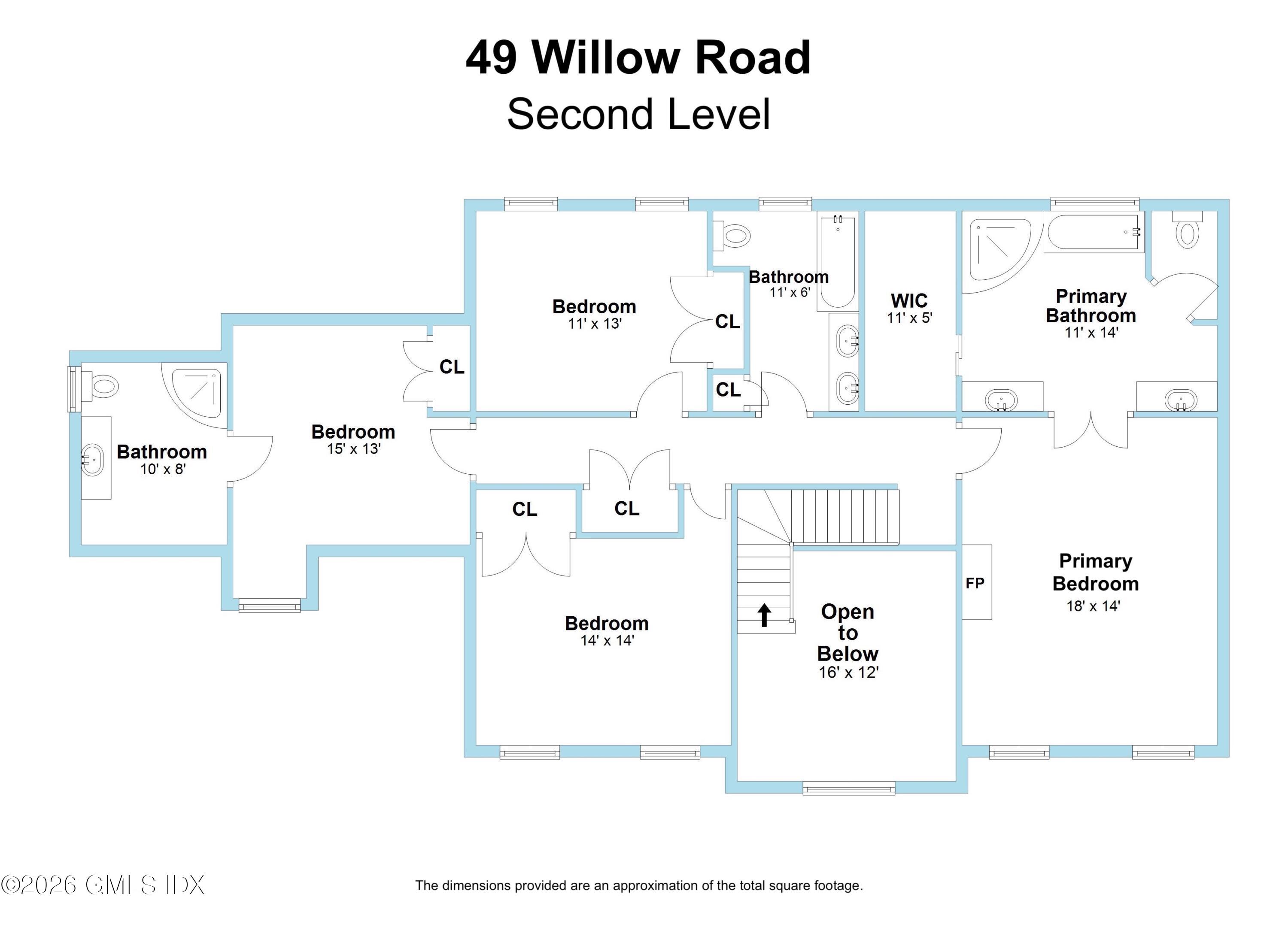 49 Willow Road Riverside, CT 06878 - Photo 33 of 34 Second Level