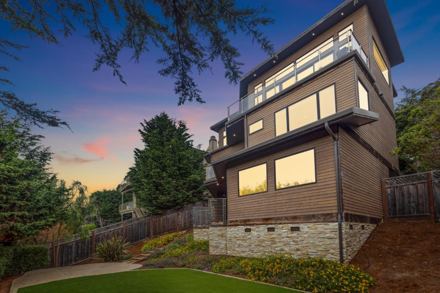 243 Del Monte Road El Granada, CA 94019 - Photo 66 of 66 a view of a house with a yard