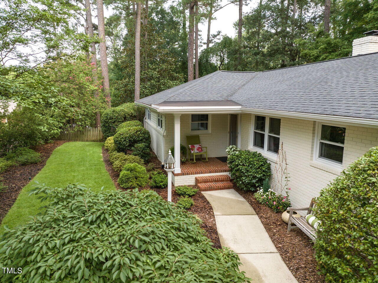 3510 Wordsworth Place Raleigh, NC 27609 - Photo 36 of 40 a front view of a house with a yard