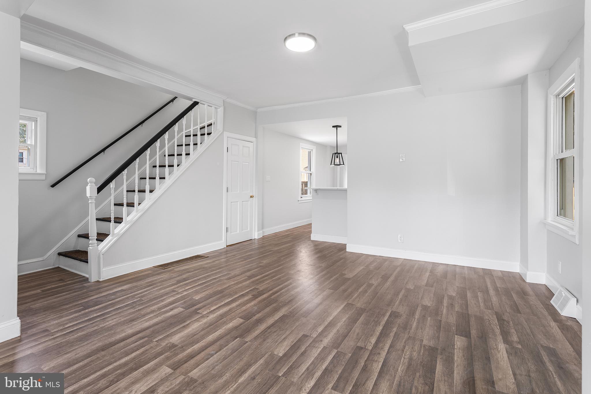 623 West 3rd Street Florence, NJ 08518 - Photo 9 of 36 a view of entryway with wooden floor