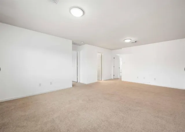 an empty room with an empty space