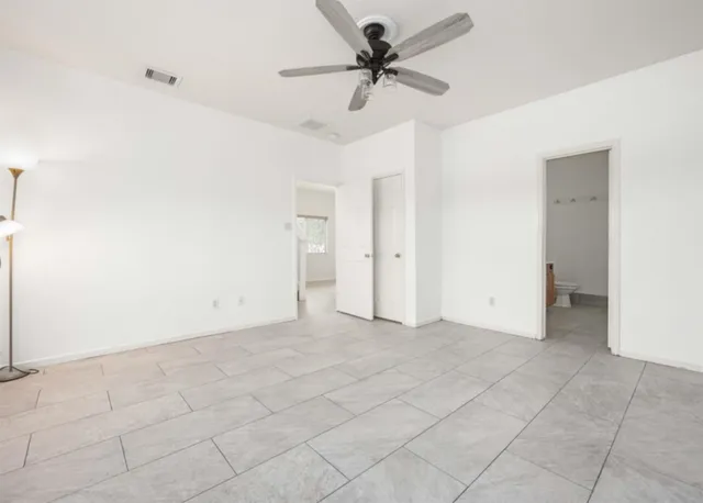 a view of an empty room