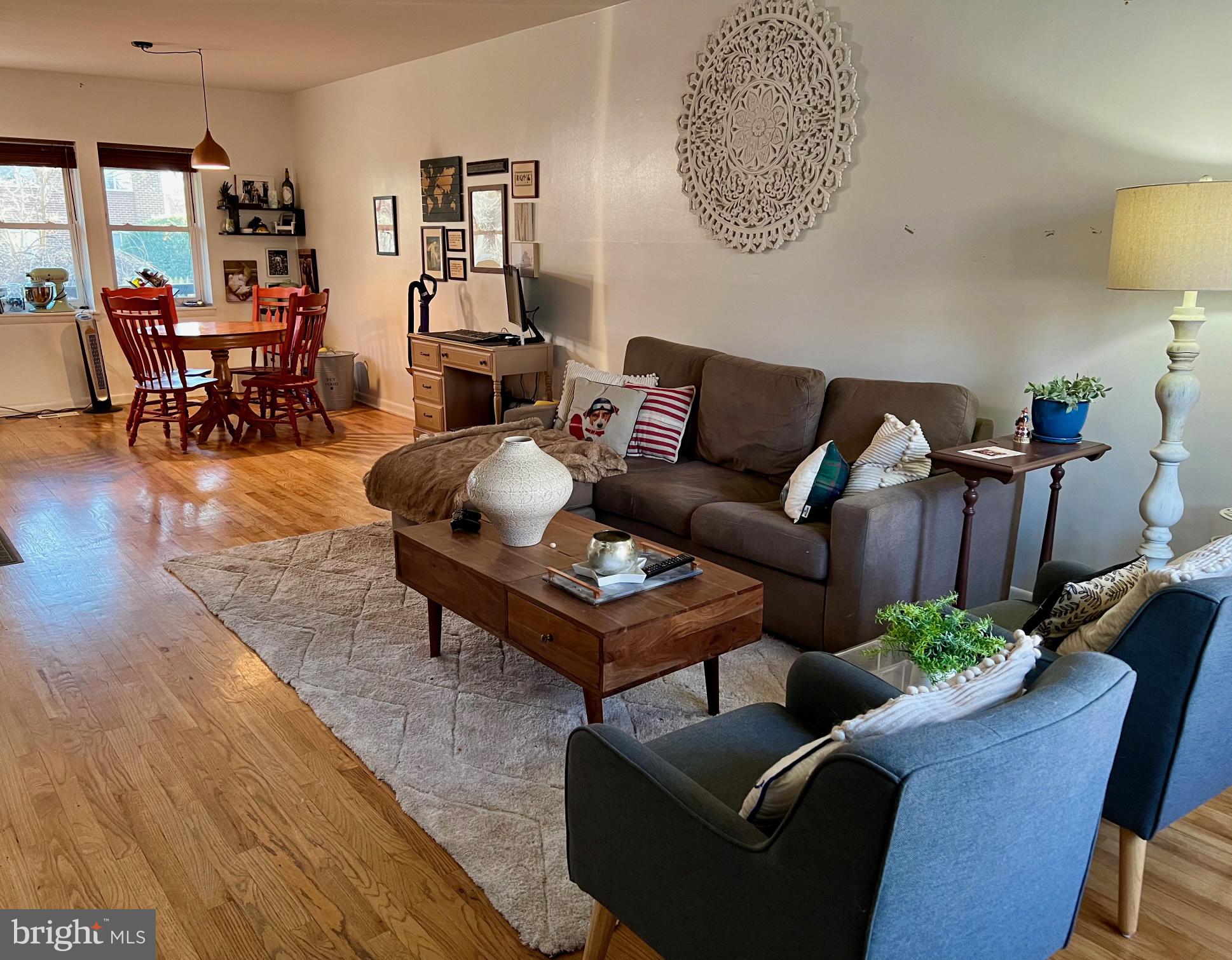 439 15th Street Northeast Washington, DC 20002 - Photo 3 of 17 a living room with furniture and wooden floor