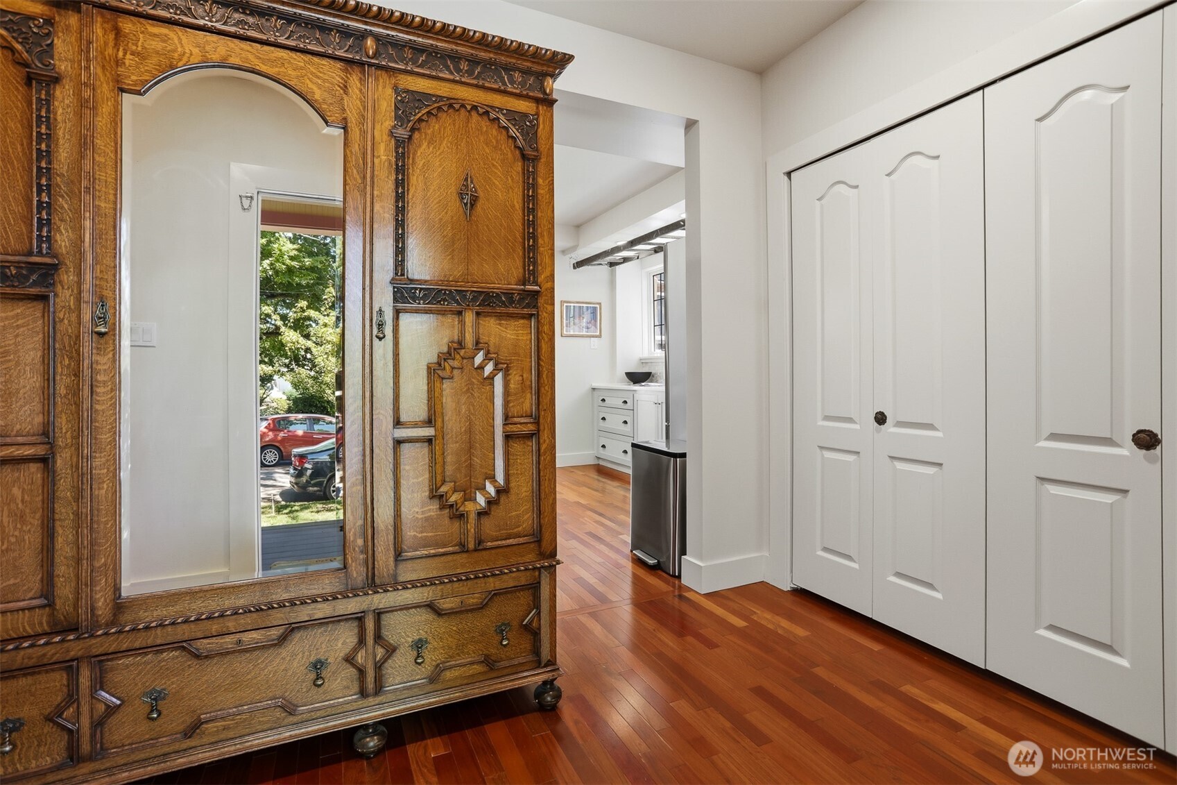 1749 Northwest 63rd Street Seattle, WA 98107 - Photo 4 of 40 a view of a entryway door with wooden floor