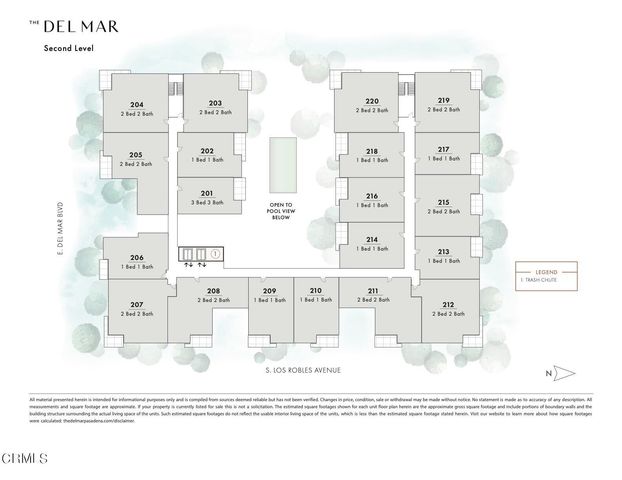 $849,000 | 399 East Del Mar Boulevard, Unit 209, Pasadena, CA 91101
