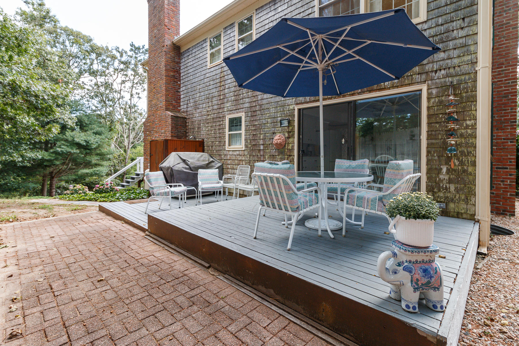 53 Partridge Path Chatham, MA 02633 - Photo 16 of 31 Deck off Kitchen Backyard