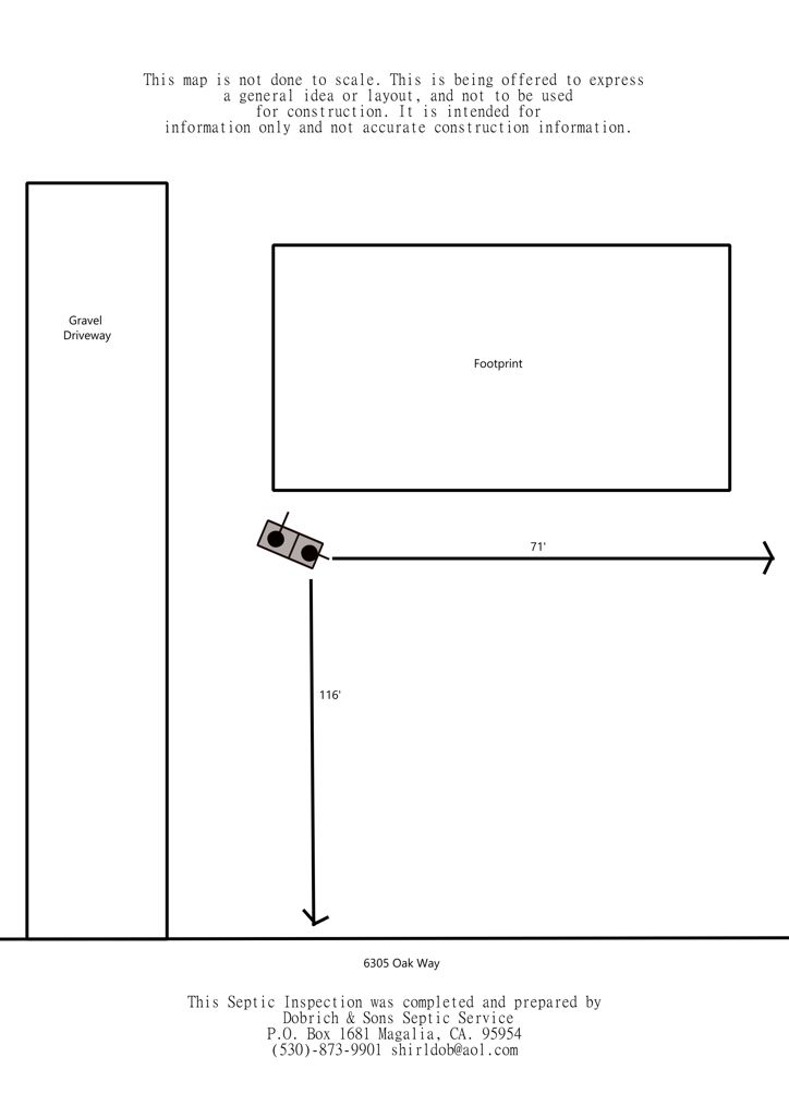 6305 Oak Way Paradise, CA 95969 - Photo 2 of 9 a black and white photo of a bathroom