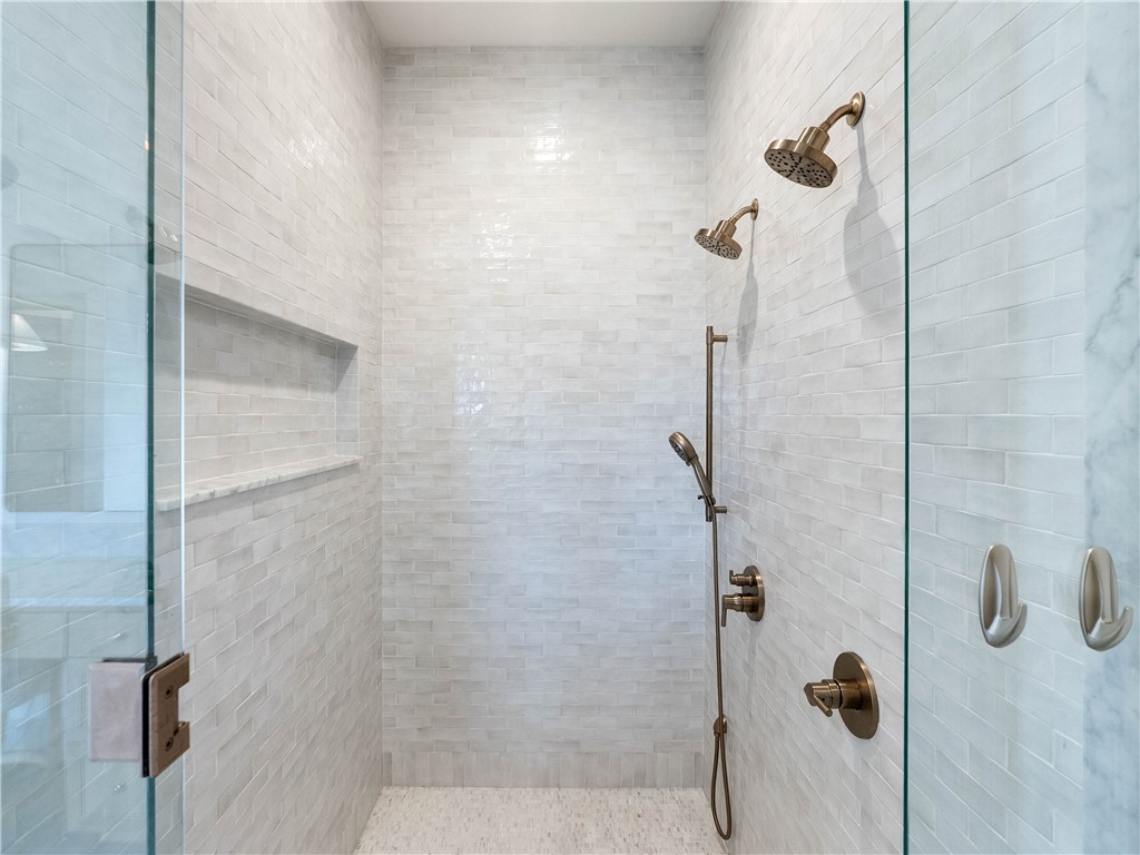 2811 Lebanon Road Pendleton, SC 29670 - Photo 26 of 50 This sleek shower features modern fixtures and pristine marble/tile offering a refreshing bathing experience.