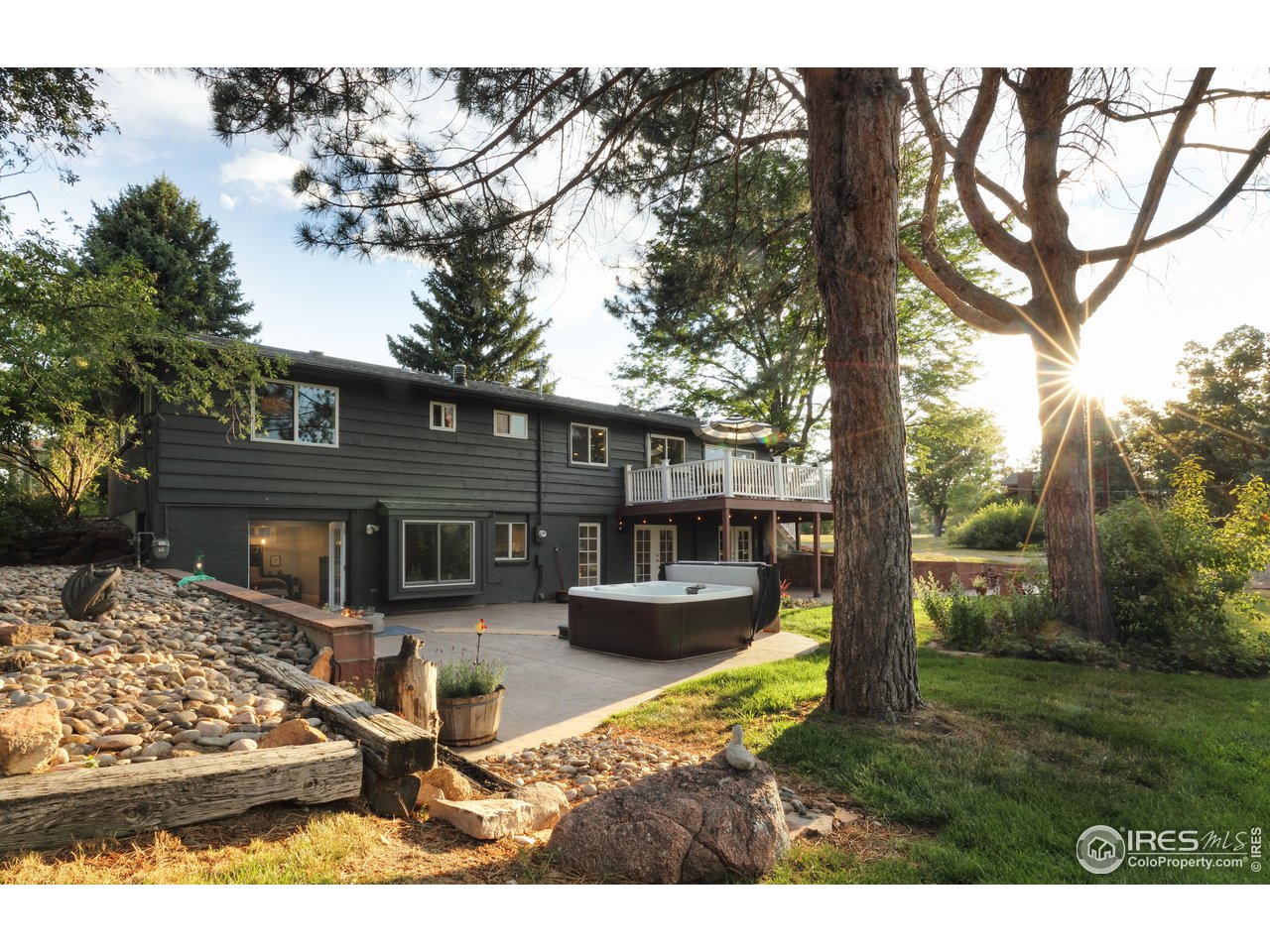 5825 Rustic Knolls Drive Boulder, CO 80301 - Photo 26 of 40 a view of a house with backyard