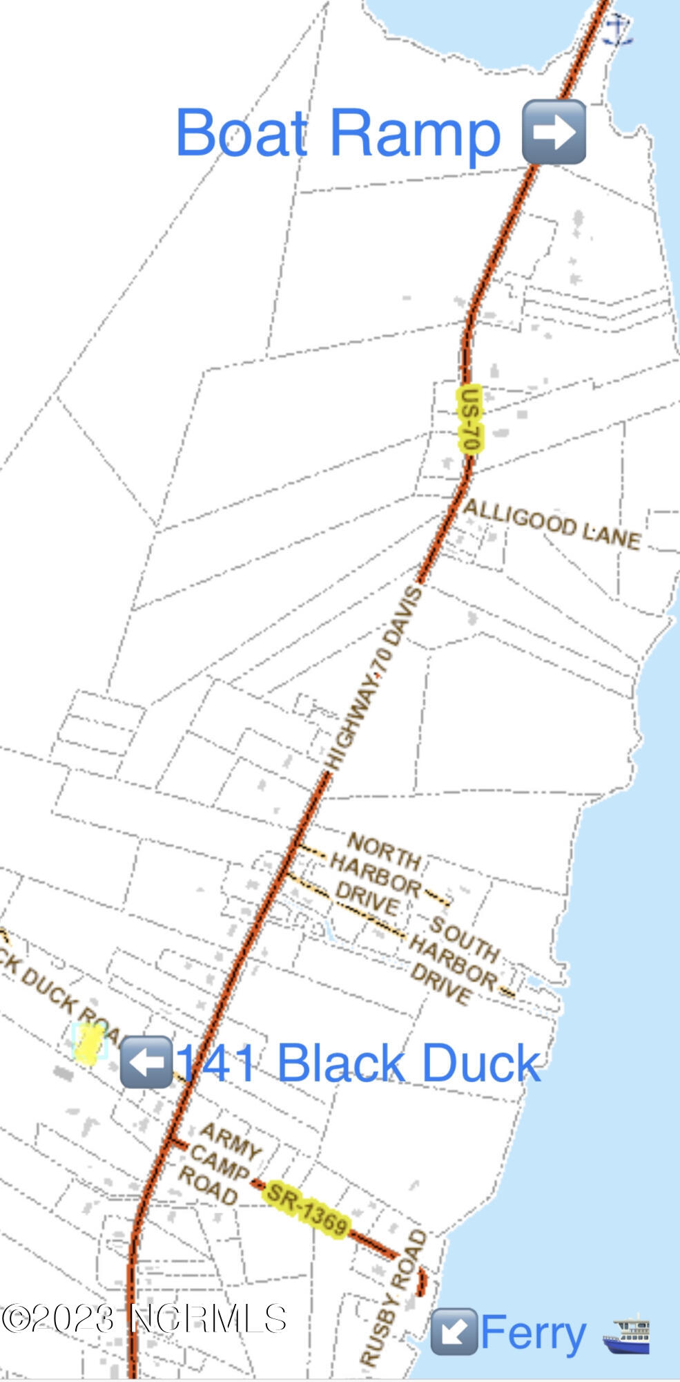 141 Black Duck Road Davis, NC 28524 - Photo 3 of 36 Map