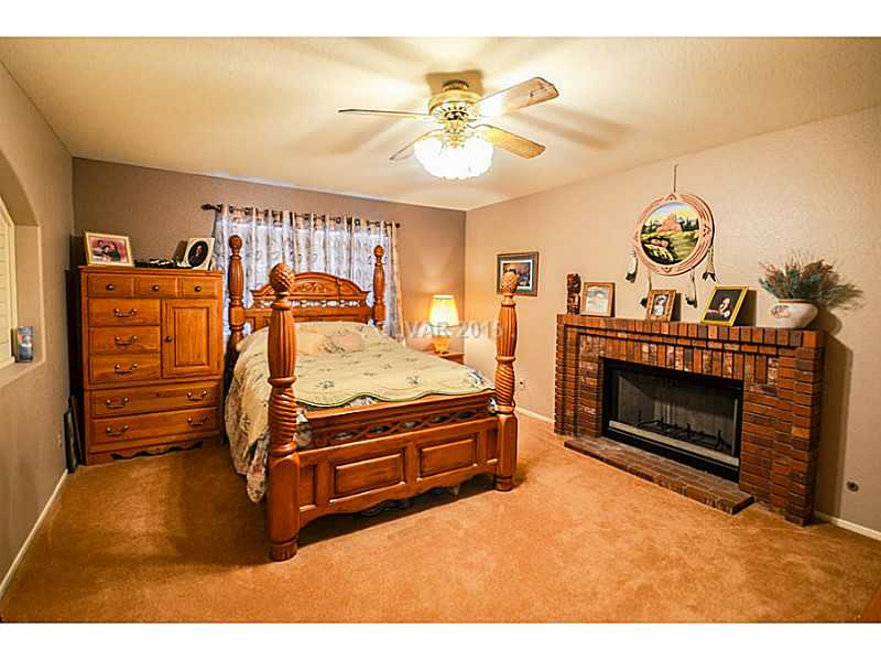 728 Rocky Trail Road Henderson, NV 89014 - Photo 29 of 34 Property Photo. Bed Room # 4 With Walk in Closet & Fire Place