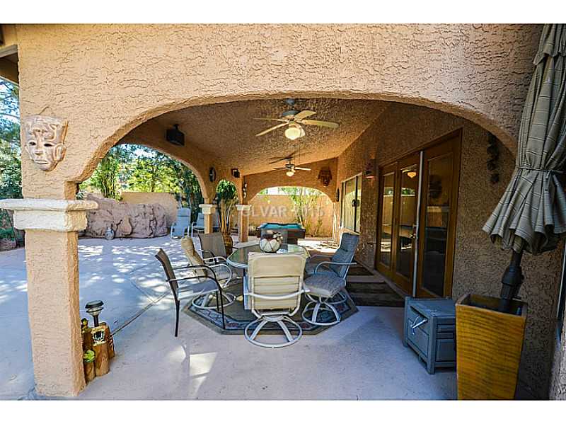728 Rocky Trail Road Henderson, NV 89014 - Photo 31 of 34 Property Photo. Cover Patio With 2 Ceiling Fans
