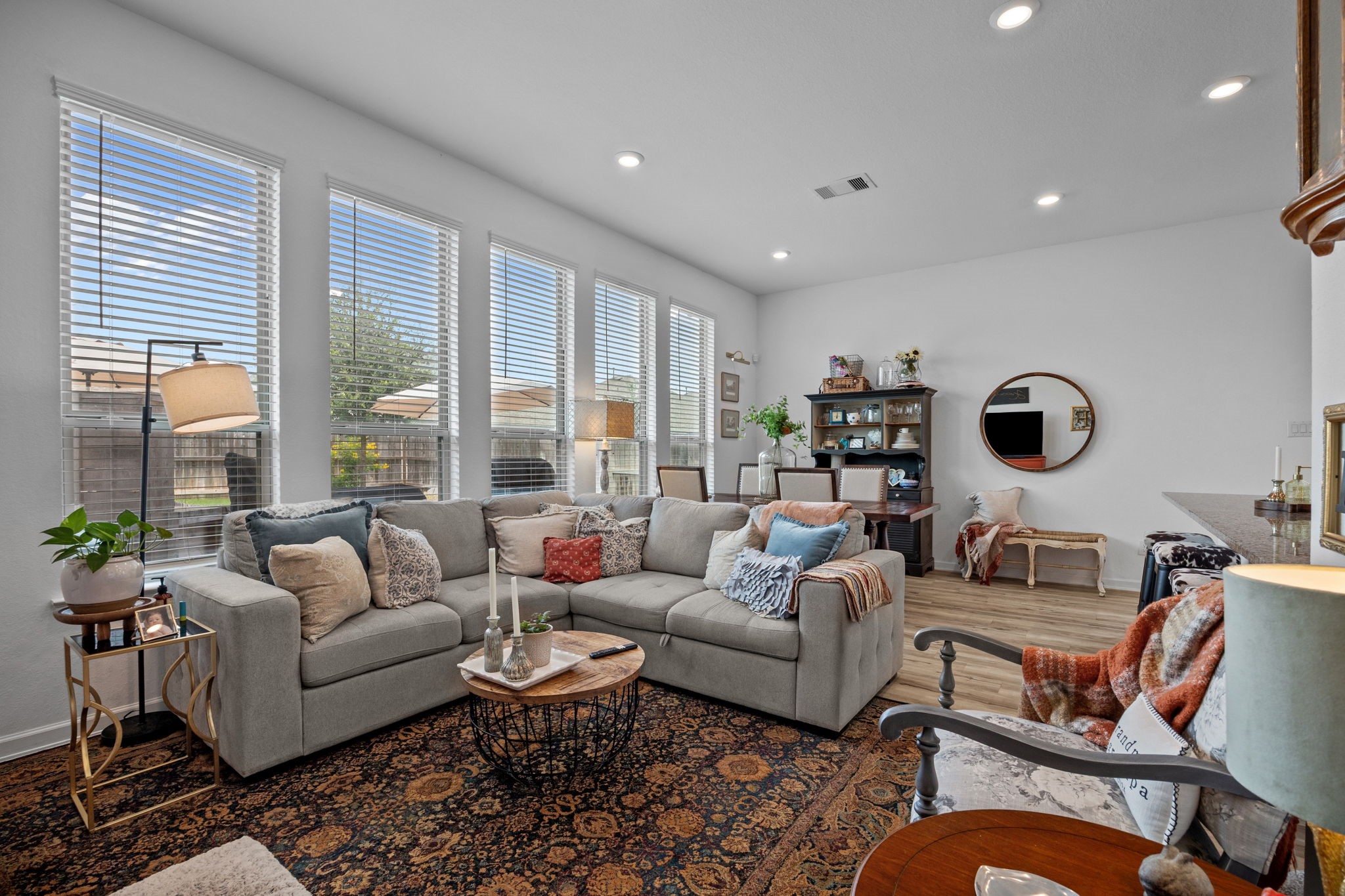 4063 Champlain Way Iowa Colony, TX 77583 - Photo 15 of 45 Luxury White Oak Vinyl Flooring throughout the entire home with the exception of bedrooms and baths