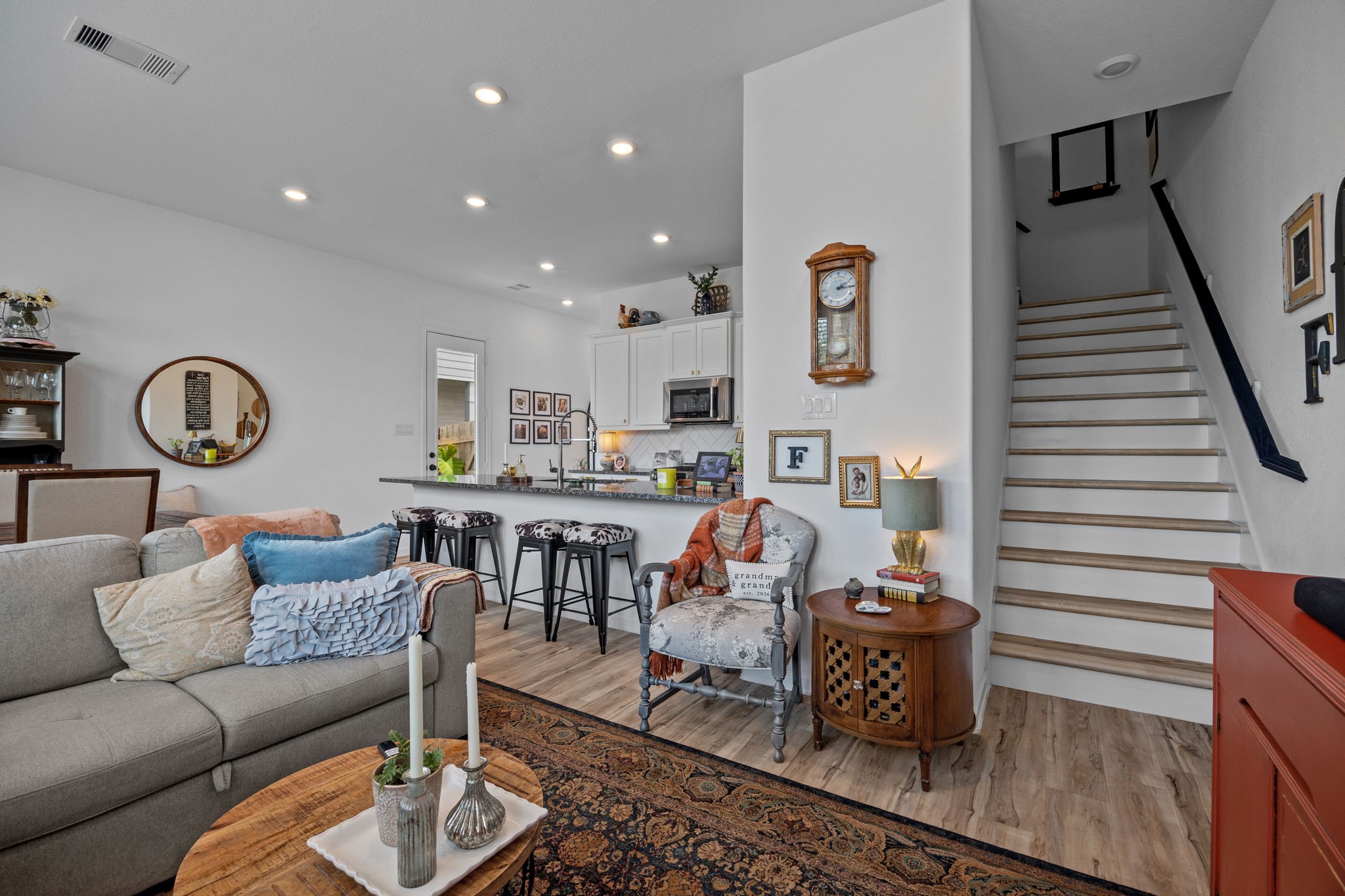 4063 Champlain Way Iowa Colony, TX 77583 - Photo 16 of 45 LVP even on the stairs - Sellers had all these floors installed