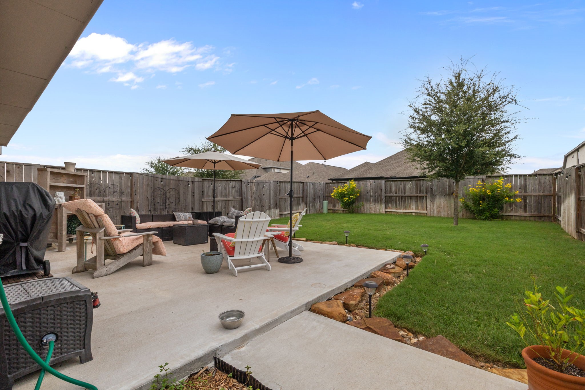 4063 Champlain Way Iowa Colony, TX 77583 - Photo 31 of 45 Imagine all the cookouts and entertaining you can do in this backyard!