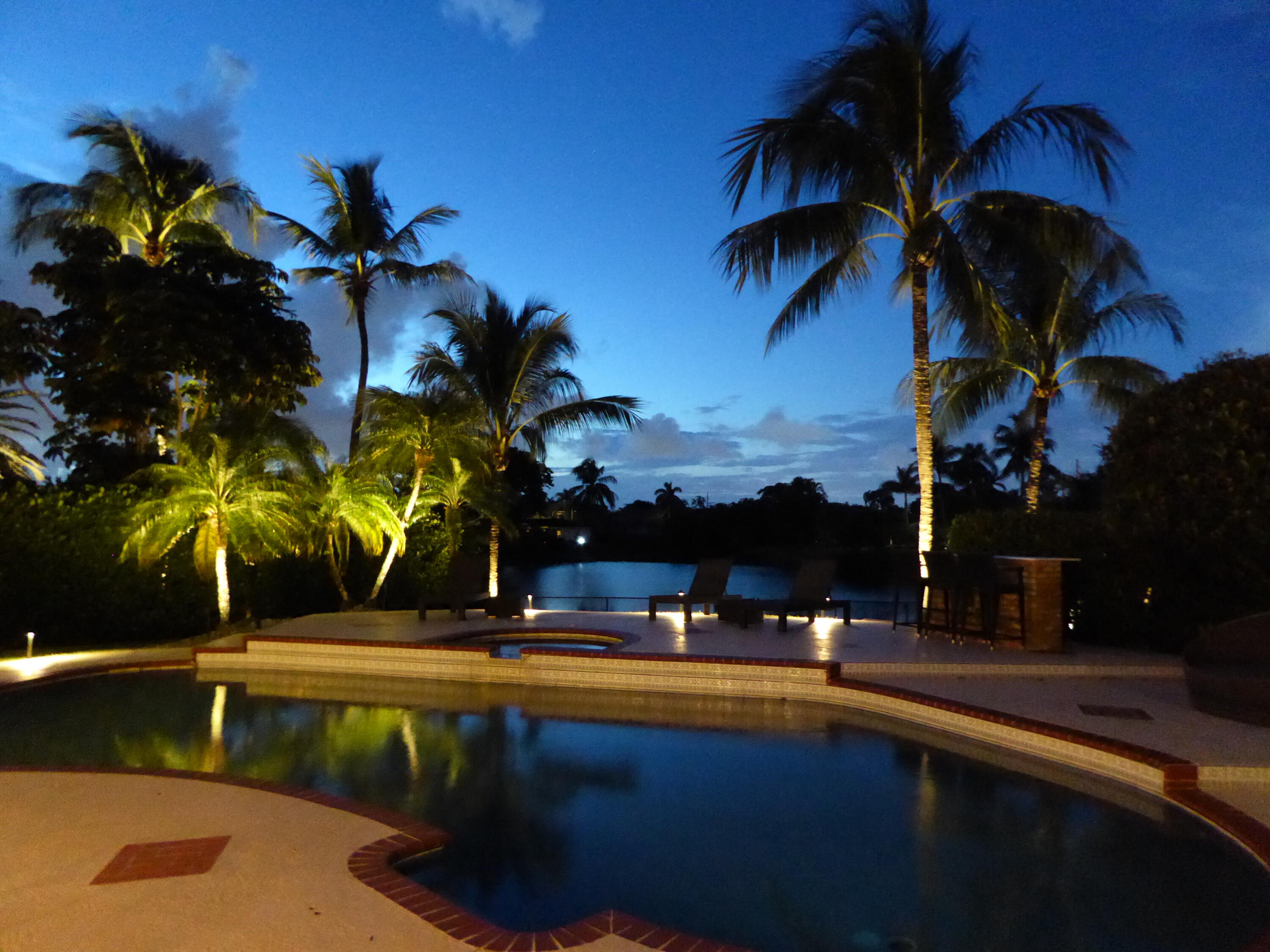 1069 West Palmetto Park Road Boca Raton, FL 33486 - Photo 54 of 54 Pool & Lake at Dusk