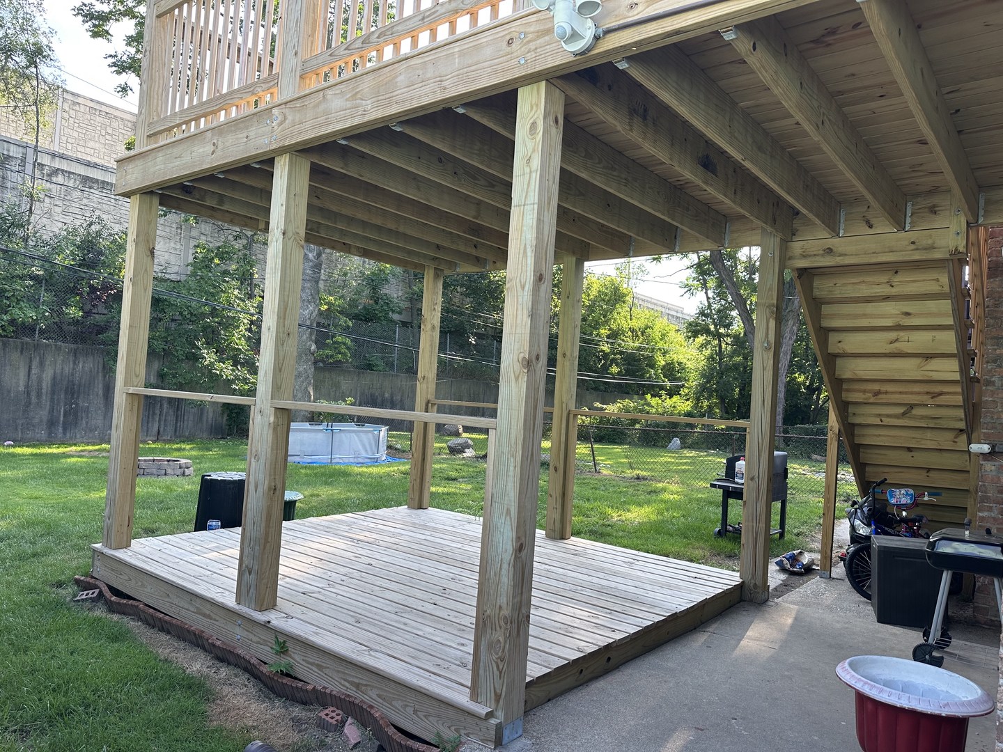 1815 171st Street Hazel Crest, IL 60429 - Photo 13 of 18 a view of a porch with garden