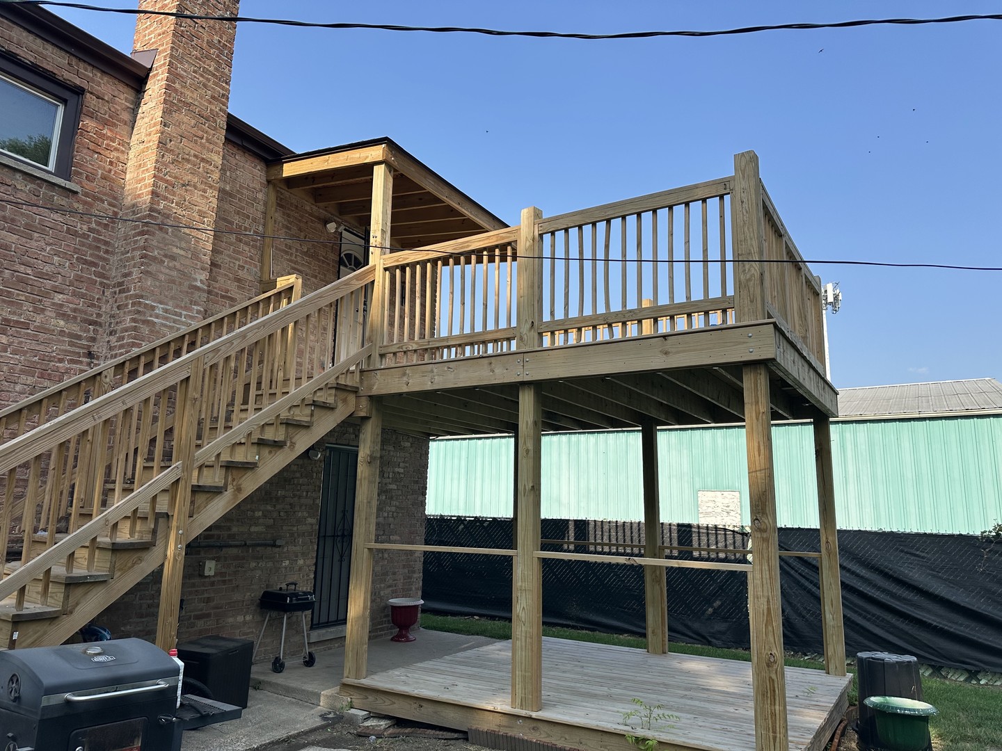 1815 171st Street Hazel Crest, IL 60429 - Photo 15 of 18 a view of a house with a deck