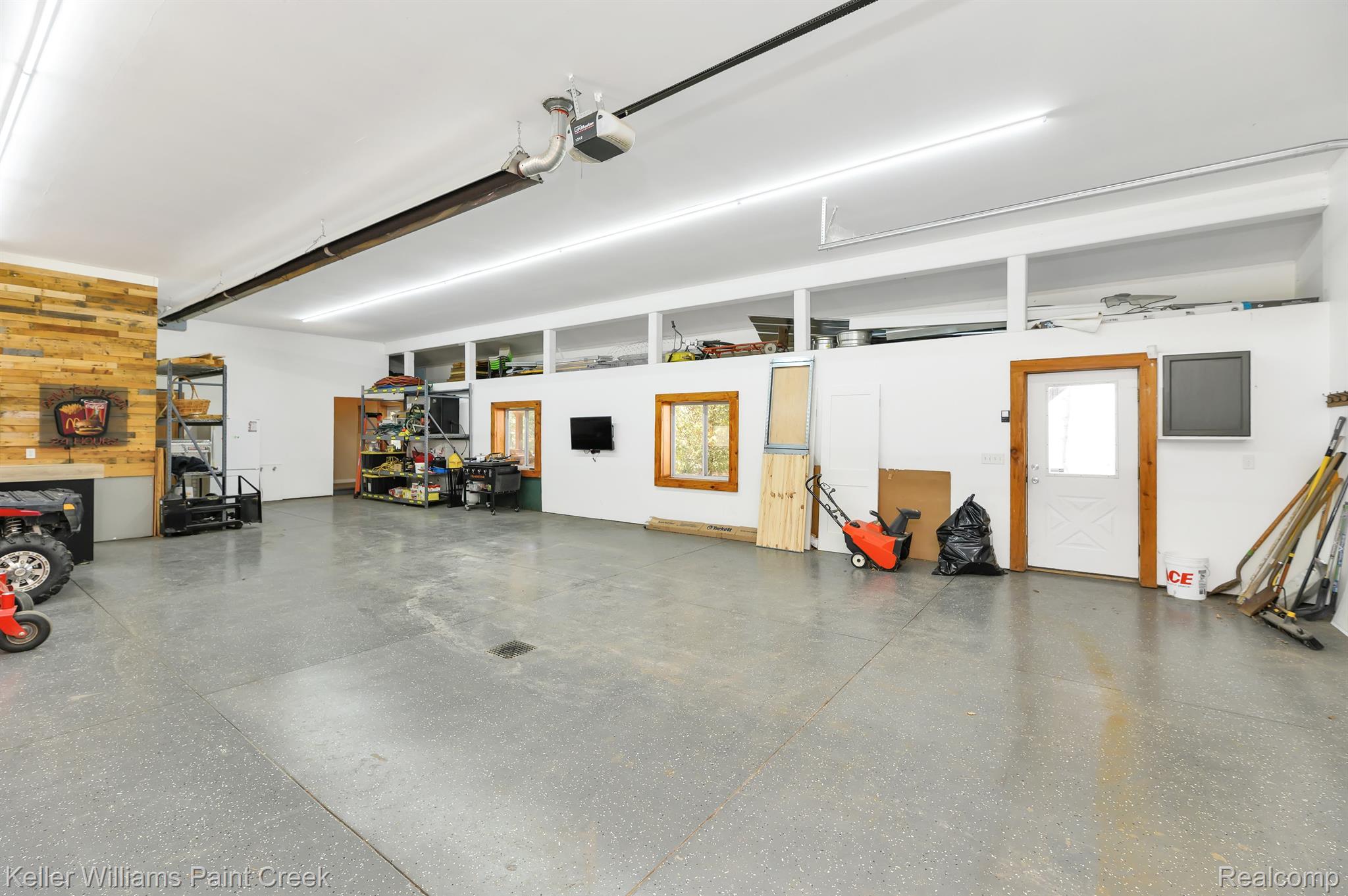 8791 Rattle Run Road Columbus, MI 48063 - Photo 23 of 99 Heated Epoxy Painted In Pole Barn, Upper Storage