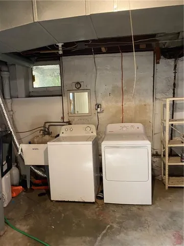 a view of room with hallway and closet