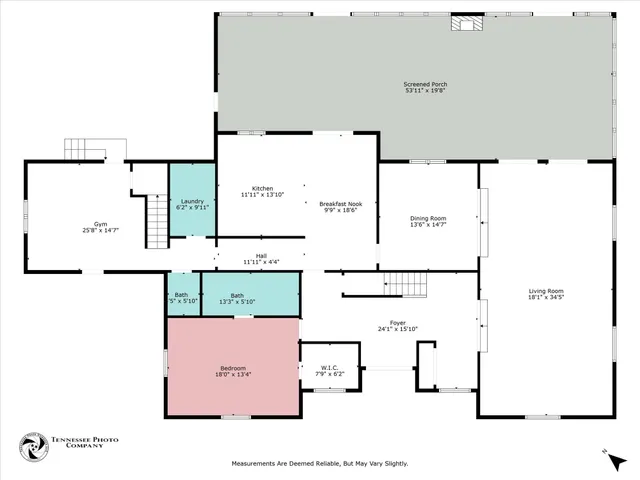 a black and white photo of a floor plan
