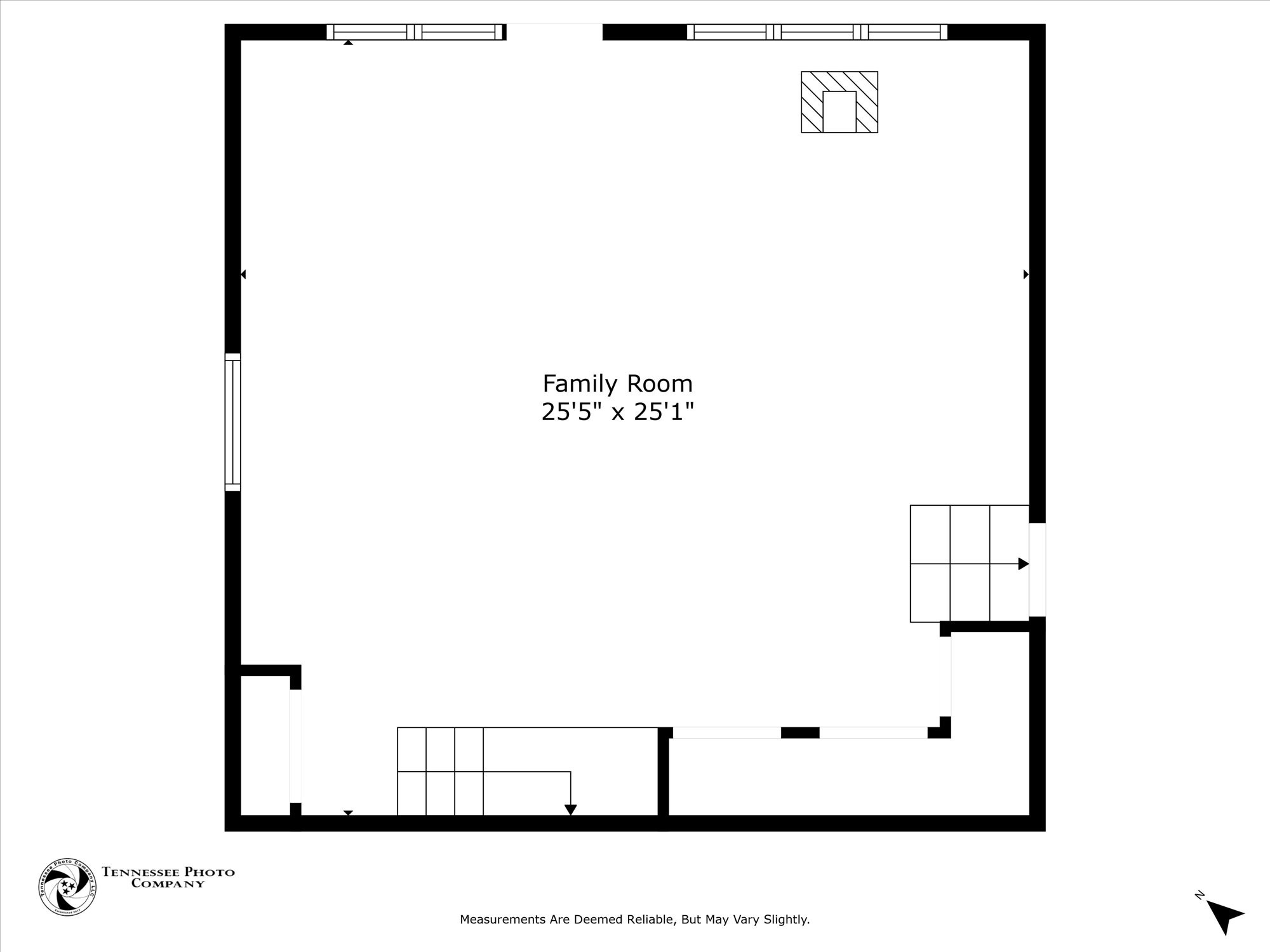 548 Turntable Road Sparta, TN 38583 - Photo 51 of 51 a black and white photo of a floor plan