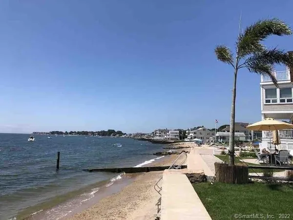 a view of a lake with outdoor space