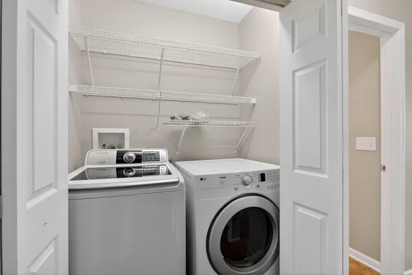 a front view of a building with many windows